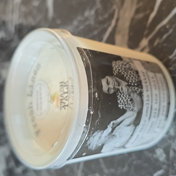 Trash Talk By Annie Jar Candle "Hope This Smells Better",Fresh Linen Scent,8 oz. - Picture 6 of 11